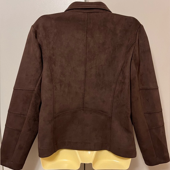 Buttery Soft Brown Moto Jacket 🤎 - Picture 5 of 9